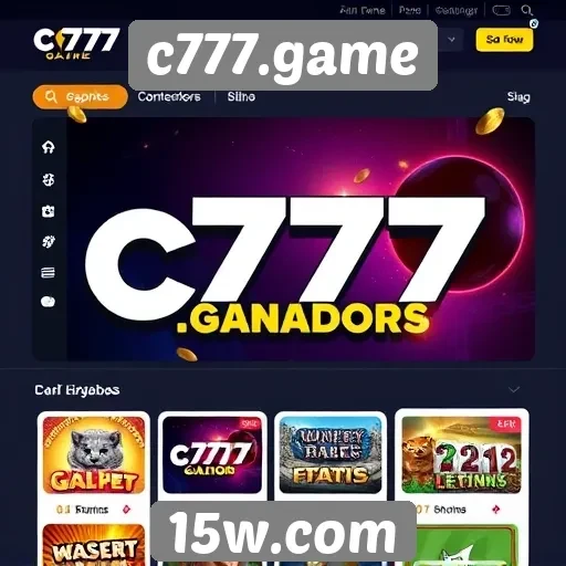 Plataforma c777.game se destaca por interface amigável